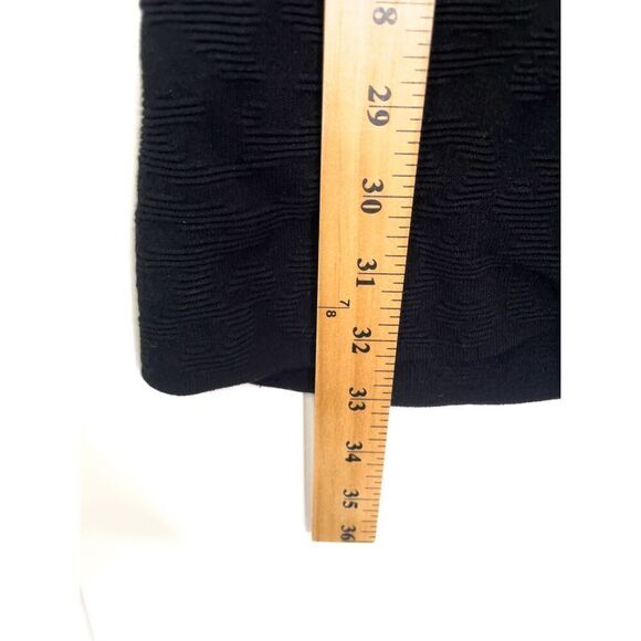 Theory Nikayla Mega Black‎ Tank Fit and Flare Texture Dress Size Small $235 - Picture 7 of 12